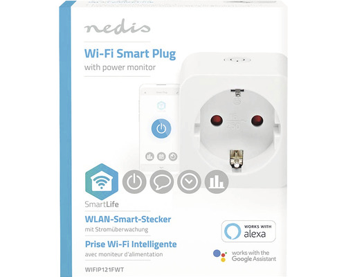 Priza inteligentă Nedis Wi-Fi cu monitor de alimentare