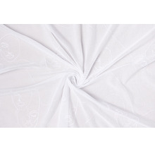 Material draperie alb cu model de față