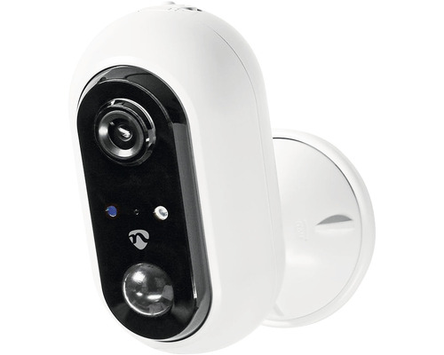 Cameră de supraveghere wireless albă pentru exterior