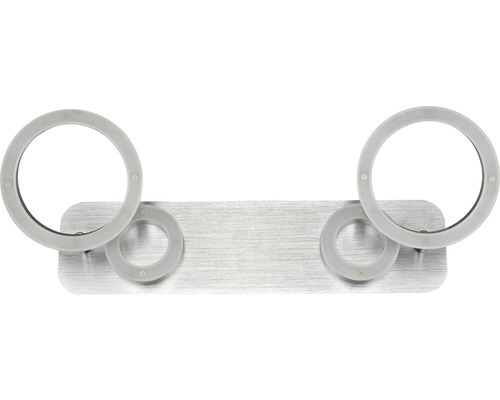 Suport pentru hârtie igienică cu două suporturi rotunde metalice