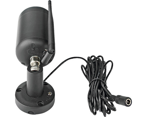 Cameră de supraveghere cu antenă și cablu