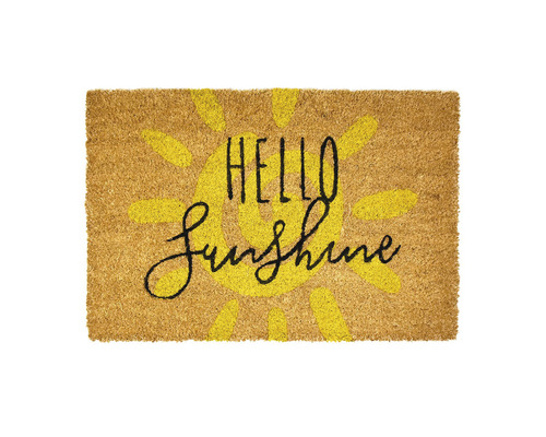 Covoraș intrare cocos Hello Sunshine 40x60 cm Covoraș intrare cocos Hello Sunshine 40x60 cm