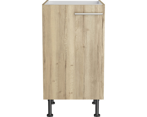 Dulap de bază pentru lavoar cu o ușă și un mâner