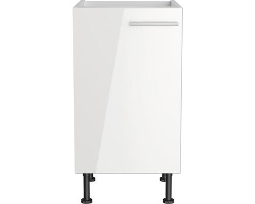 Dulap inferior de bucătărie cu o ușă și picioare