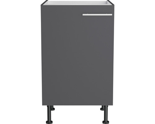 Dulap inferior cu ușă și mâner pentru baie