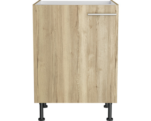 Dulap de bază pentru lavoar cu ușă, mâner și picioare