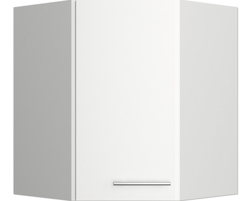 Dulap suspendat de colț alb cu mâner pentru bucătărie