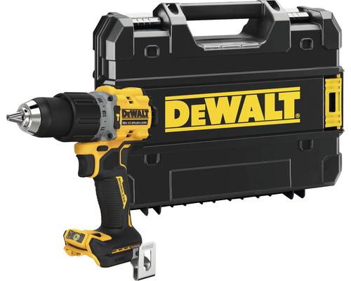 Mașină de găurit/înșurubat cu acumulator DeWalt cu cutie de transport