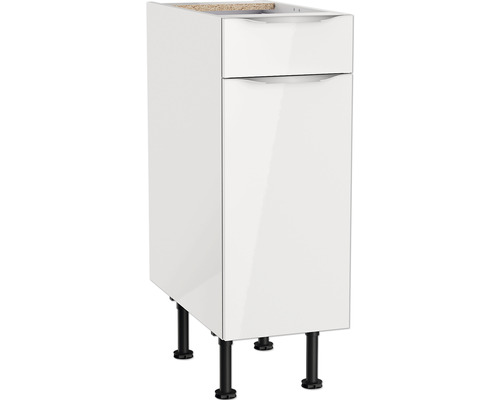 Corp inferior bucătărie Optifit Arvid986, 30 cm, 1 ușă 1 sertar, alb
