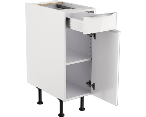 Corp inferior cu sertar, ușă și raft pentru bucătărie