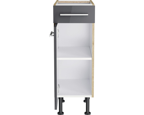 Corp inferior cu sertar și ușă cu rafturi