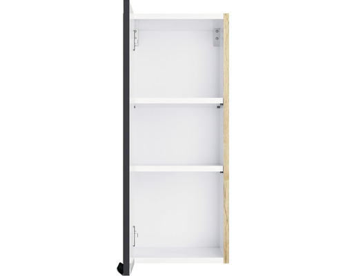 Dulap de baie deschis cu trei rafturi