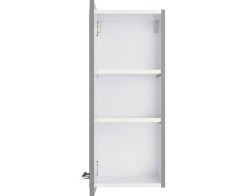 Dulap suspendat deschis cu trei rafturi