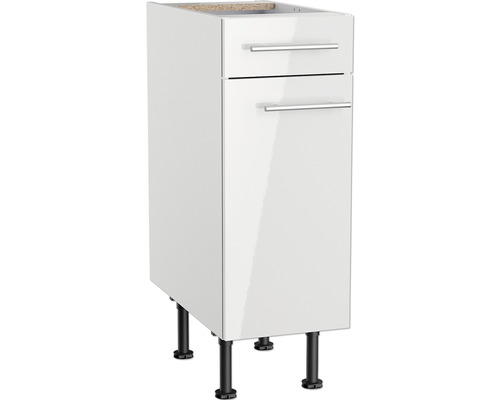 Corp inferior bucătărie Optifit Rurik986, 30 cm, 1 ușă 1 sertar, alb
