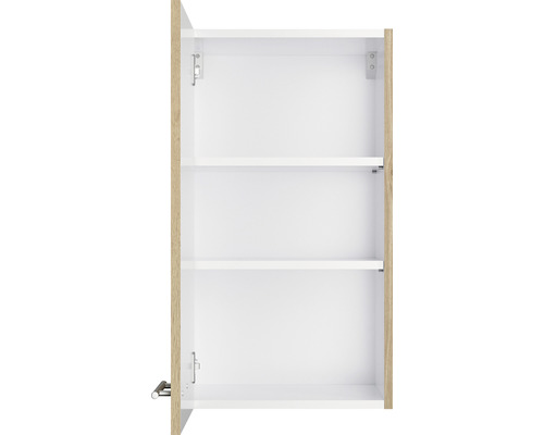 Dulap suspendat deschis cu rafturi