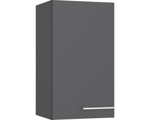 Corp superior bucătărie Optifit Ingvar420, 40 cm, 1 ușă, antracit Dulap suspendat de bucătărie cu mâner
