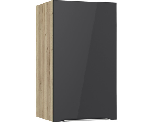 Corp superior bucătărie Optifit Linus984, 40 cm, 1 ușă, antracit