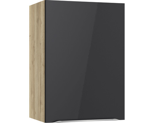 Corp superior bucătărie Optifit Linus984, 50 cm, 1 ușă, antracit
