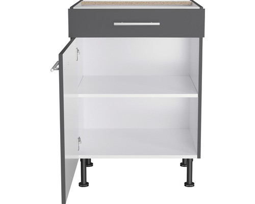 Corp inferior bucătărie Optifit Ingvar420, 60 cm, 1 ușă | HORNBACH