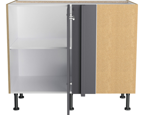 Dulap inferior cu două uși și un raft