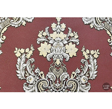 Prim-plan cu un tapet cu model cu elemente florale