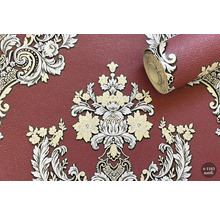 Tapet cu model floral și rolă