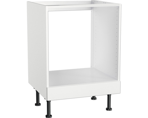 Corp inferior de bucătărie cu picioare negre