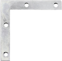 Conector unghiular din metal cu găuri