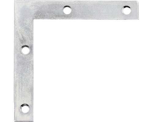 Colțar metalic perforat Alberts 75x75x12x1,25 mm, plat, oțel zincat Sendzimir