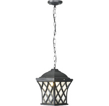 Lampa suspendată cu lanț și model în formă de romb