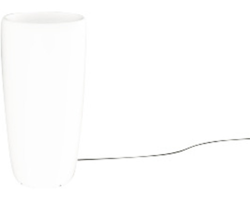 Mască ghiveci luminoasă Flowerpot Ø35x70 cm, E27 max. 1x60W, pentru exterior IP44, albă