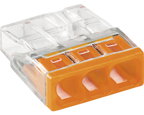 Cleme legături doză Wago 3x0,5-2,5mm² (gama 2273-203) Clema de conectare cu 3 poli