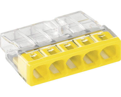 Cleme legături doză Wago 5x0,5-2,5mm² (gama 2273-205) Clema de conectare cu cinci căi