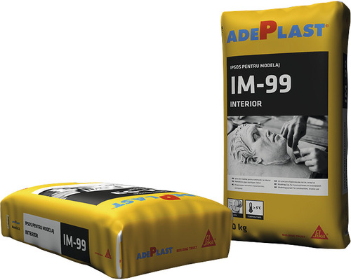 Două saci de ipsos modelaj interior Adeplast IM-99