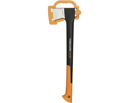 Topor despicat Fiskars X17 cu protecție lamă