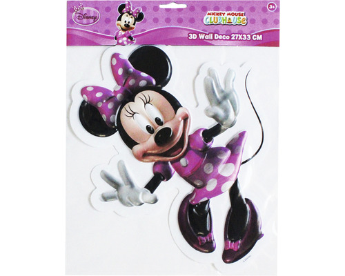 Decoratiune de perete 3D Minnie Mouse, 27x33 cm