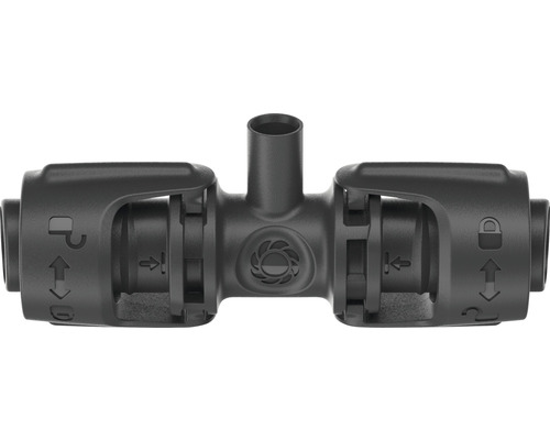 Conector irigații T 1/2" Gardena 13201-22, plastic negru