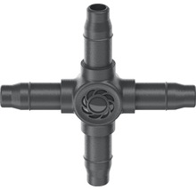 Conector cvadruplu pentru sisteme de irigații