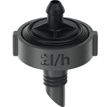 Picurător final Gardena 2l/h racord 3/16", plastic negru