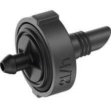 Picurător final Gardena 2l/h racord 3/16", plastic negru