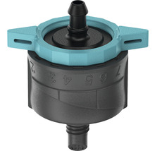 Picurător final reglabil cu egalizare Gardena racord 3/16", plastic negru