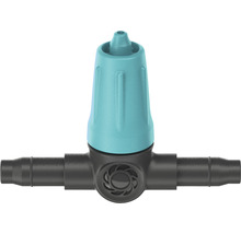 Picurător intermediar Gardena 0-20l/h racord 3/16", plastic negru