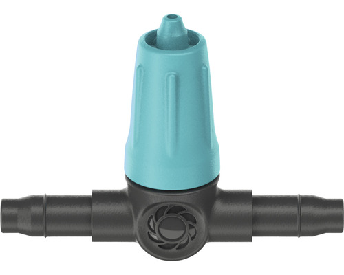 Picurător intermediar Gardena 0-20l/h racord 3/16", plastic negru