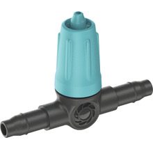 Picurător intermediar Gardena 0-20l/h racord 3/16", plastic negru