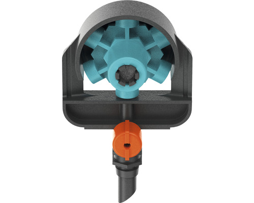 Aspersor Micro Gardena Solo 13324-20 racord 3/16", 6 jeturi, plastic negru Duză de irigare pentru sistem de irigare a grădinii