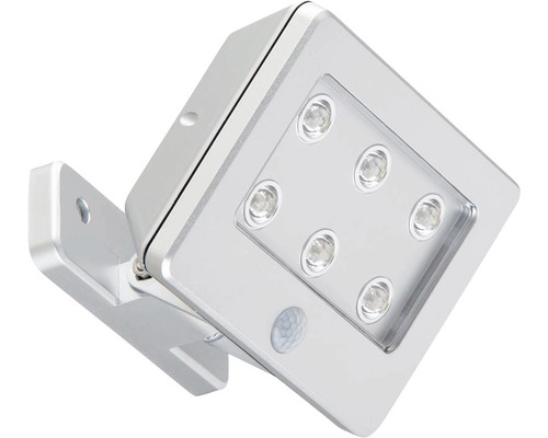 Proiector LED exterior Lero 0,36W 30 lumeni IP54, senzor de mișcare, lumină rece, culoare titan Proiector LED exterior Lero 0,36W 30 lumeni IP54, senzor de mișcare, lumină rece, culoare titan