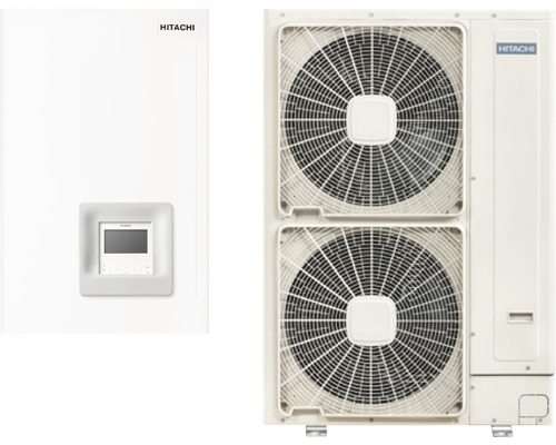 Pompă de căldură aer-apă de tip split Hitachi Yutaki S10 24 kW, alimentare trifazată
RWM-10.0N1E + RAS-10WHNPE