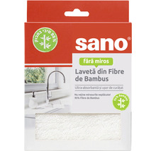 Lavetă universală fibre bambus Sano 25x25 cm-thumb-1