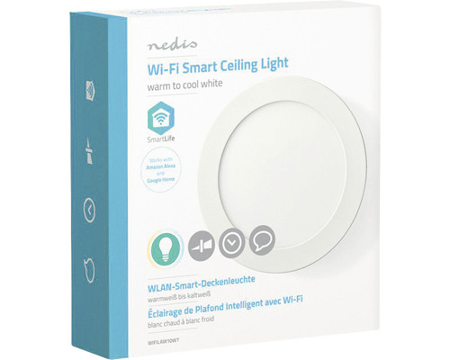 Ambalaj plafonieră inteligentă Nedis WLAN