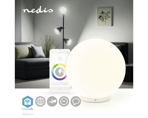 Lampă de masă cu aplicație pentru smartphone în camera de zi